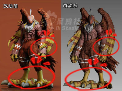 Digimon Adventure Ultimate #1 Garudamon & Sora 1/6 GK Statue - IK Studio [Pre-Order]