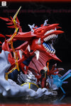 Yu-Gi-Oh! The Three Phantom Gods Series #2 Slifer the Sky Dragon & Silent Doll 1/4 GK Statue - Divine Officer Studio [In-Stock]