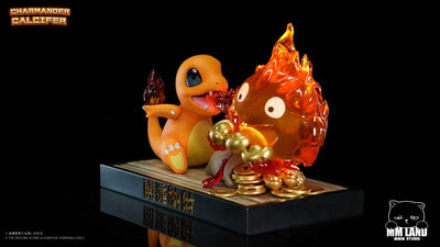 Pokémon & Howl's Moving Castle Charmander & Calcifer GK Statue - MMLAND Studio [In-Stock]