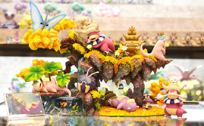 Pokemon Slowpoke Ecological Group Statue - DM Studio x Guagua Studio [In-Stock]