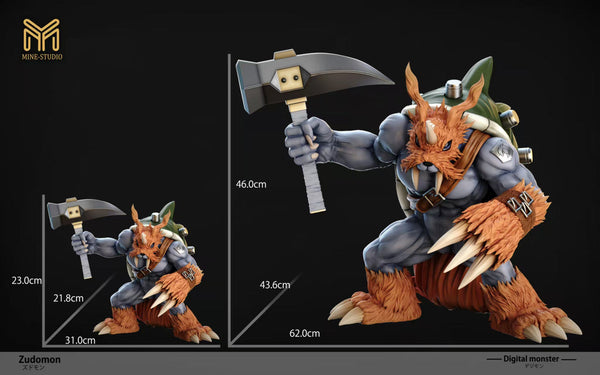 Digimon Perfect Level #6 Zudomon GK Statue - MINE Studio [Pre-Order]