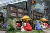 My Neighbor Totoro Hayao Miyazaki Desktop Series 05 The Happiest Search Mei Hide-and-Seek with Totoro GK Statue - Wu Yu Studio [In-Stock]