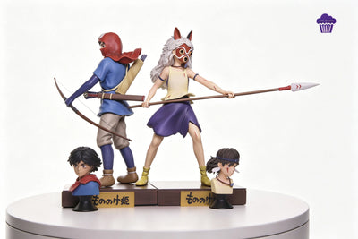 Princess Mononoke Hayao Miyazaki Series Small Scale 001 Princess Mononoke GK Statue - Cake Studio [In-Stock]