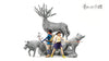 Princess Mononoke Hayao Miyazaki Series Small Scale 001 Princess Mononoke GK Statue - Cake Studio [In-Stock]