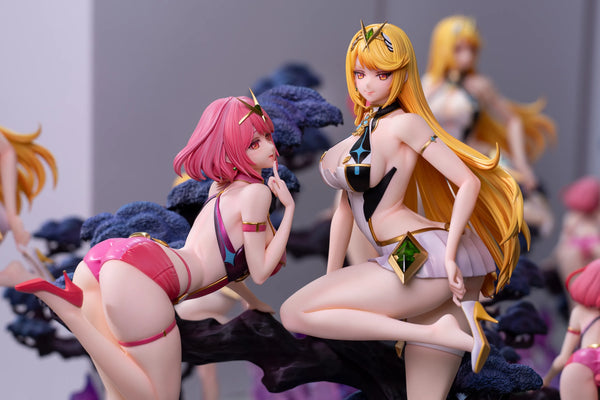 Xenoblade Pyra & Mythra GK Statue - Elf Forest Studio [In-Stock]