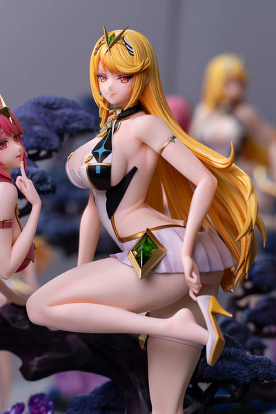 Xenoblade Pyra & Mythra GK Statue - Elf Forest Studio [In-Stock]
