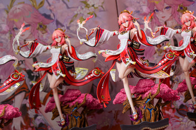 Genshin Impact Raiden Shogun x Yae Miko 1/6 GK Statue - Hakimi Studio [In-Stock]