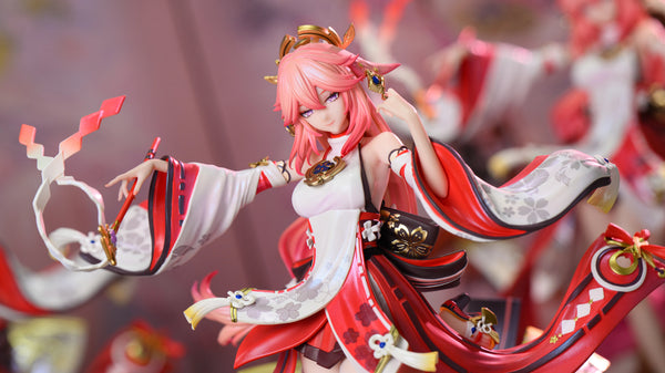 Genshin Impact Raiden Shogun x Yae Miko 1/6 GK Statue - Hakimi Studio [In-Stock]