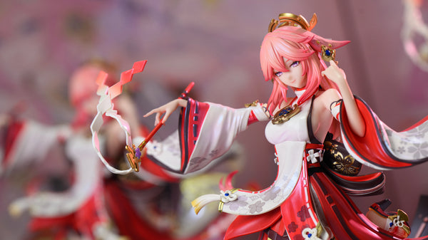 Genshin Impact Raiden Shogun x Yae Miko 1/6 GK Statue - Hakimi Studio [In-Stock]