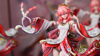 Genshin Impact Raiden Shogun x Yae Miko 1/6 GK Statue - Hakimi Studio [In-Stock]