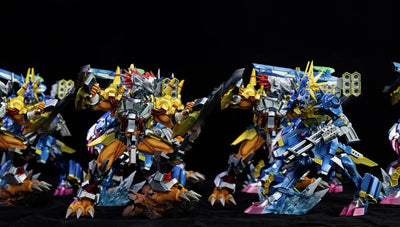 Digimon War Greymon & Antibody 1/12 GK Statue - Crazy Nest Studio & TOK Studio [In-Stock]