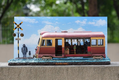 Spirited Away Hayao Miyazaki Desktop Scene Series 011 Sea Train GK Statue - OPM Studio [In-Stock]