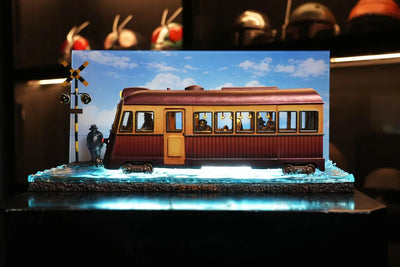 Spirited Away Hayao Miyazaki Desktop Scene Series 011 Sea Train GK Statue - OPM Studio [In-Stock]