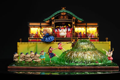 Spirited Away Hayao Miyazaki Desktop Scene Series 010 River Spirit GK Statue - OPM Studio [In-Stock]