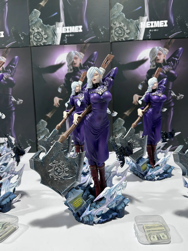 Jujutsu Kaisen #3 The White-Haired Axe Wielding Woman Mei Mei GK Statue - YQY Studio [In-Stock]
