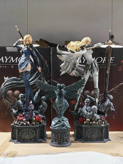 Claymore Twin Goddesses Teresa & Clare 1/4 GK Statue - YUMS-Collectors Studio [In-Stock]