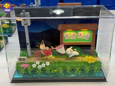 Crayon Shin-Chan Shiro and the Coal Town Scene GK Statue - GuluPlanet Studio [In-Stock]