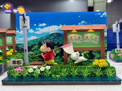Crayon Shin-Chan Shiro and the Coal Town Scene GK Statue - GuluPlanet Studio [In-Stock]