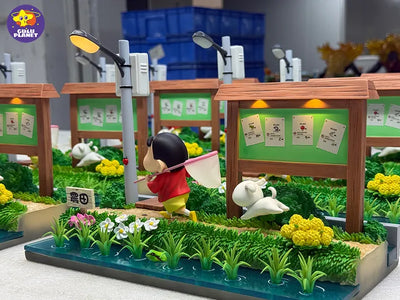 Crayon Shin-Chan Shiro and the Coal Town Scene GK Statue - GuluPlanet Studio [In-Stock]