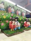 Spirited Away Series #5 Eating Rice Ball Chihiro Ogino & Haku GK Statue - OPM Studio [In-Stock]