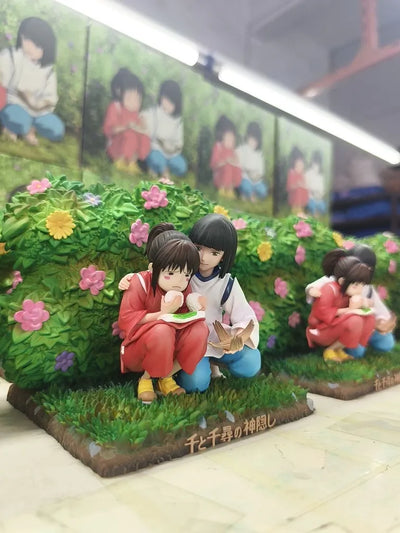 Spirited Away Series #5 Eating Rice Ball Chihiro Ogino & Haku GK Statue - OPM Studio [In-Stock]