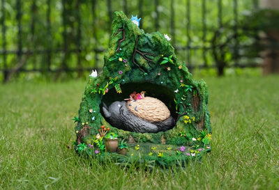 My Neighbor Totoro Hayao Miyazaki Desktop Scene Series 013 Totoro in the Tree Hole 1/6 GK Statue - OPM Studio [In-Stock]