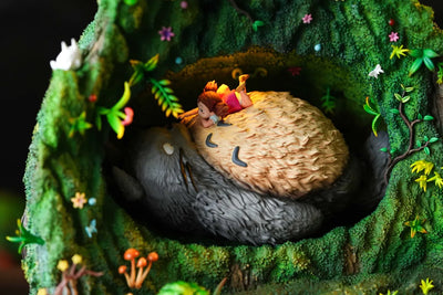 My Neighbor Totoro Hayao Miyazaki Desktop Scene Series 013 Totoro in the Tree Hole 1/6 GK Statue - OPM Studio [In-Stock]
