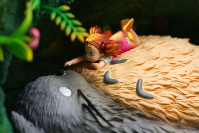 My Neighbor Totoro Hayao Miyazaki Desktop Scene Series 013 Totoro in the Tree Hole 1/6 GK Statue - OPM Studio [In-Stock]