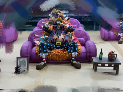 One Piece Four Emperors Seated Teach GK Statue - Tian Xie She Studio [In-Stock]