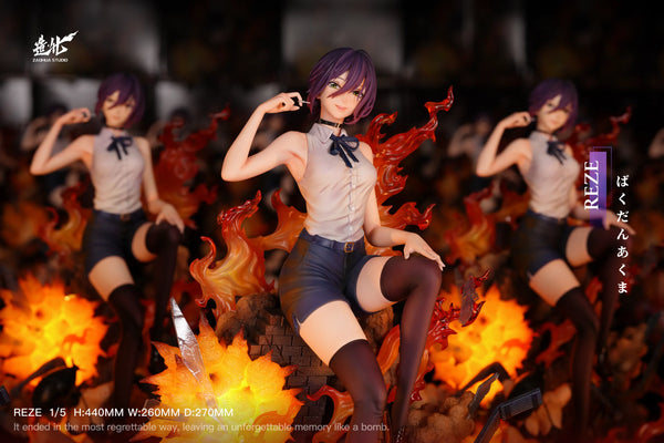 Chainsaw Man Reze Ver. Bomb Demon 1/5 GK Statue - Zao Hua Studio [In-Stock]