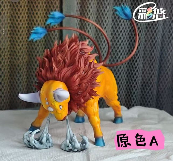Pokémon Silver Conference Ash Ketchum's Team VS Gary Oak's Team #5 Ash Ace Tauros 1/20 GK Statue - Cai You Studio [Pre-Order]