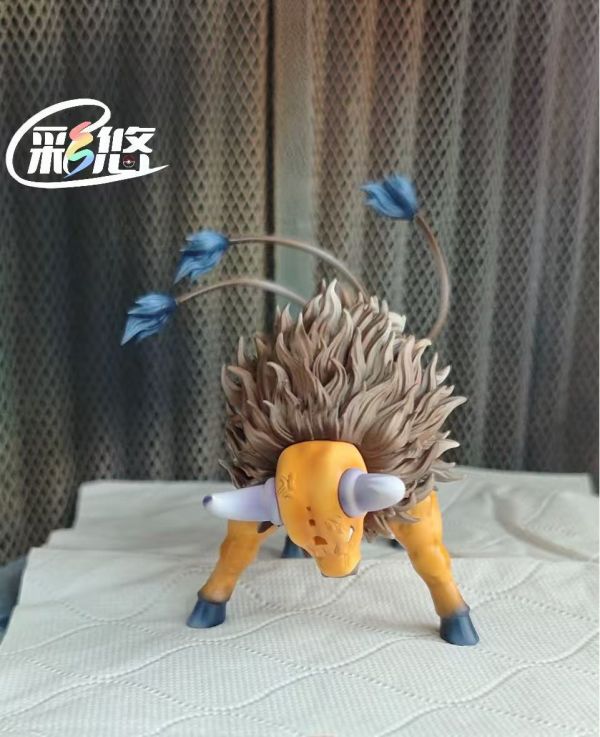 Pokémon Silver Conference Ash Ketchum's Team VS Gary Oak's Team #5 Ash Ace Tauros 1/20 GK Statue - Cai You Studio [Pre-Order]