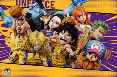 One Piece Purple Gold Dream Team #8 Jinbe WCF GK Statue - YZ Studio [In-Stock]