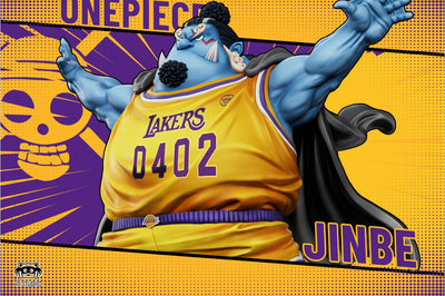 One Piece Purple Gold Dream Team #8 Jinbe WCF GK Statue - YZ Studio [In-Stock]