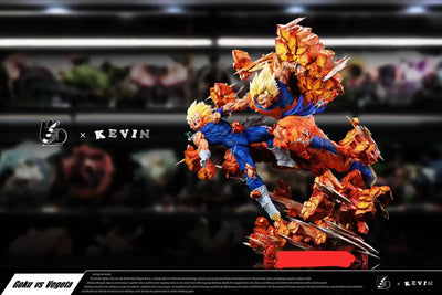 Dragon Ball Goku VS Vegeta Famous Scene GK Statue - Grand Design Studio [In-Stock]