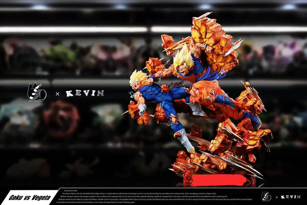 Dragon Ball Goku VS Vegeta Famous Scene GK Statue - Grand Design Studio [In-Stock]
