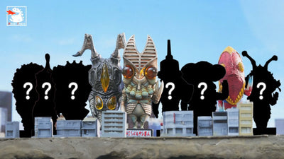 Ultraman Goodbye Childhood #1 Hello Little Monster Alien Baltan & Zetton & Alien Metron GK Statue - KAIJUU TANDO Studio [In-Stock]