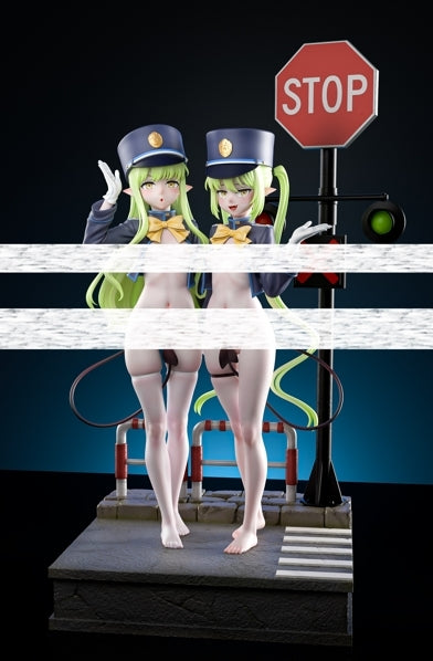 Blue Archive Railway Twins Tachibana Hikari & Tachibana Nozomi 1/6 GK Statue - Genius Bee Studio [Pre-Order]