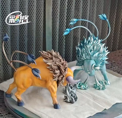 Pokémon Silver Conference Ash Ketchum's Team VS Gary Oak's Team #5 Ash Ace Tauros 1/20 GK Statue - Cai You Studio [Pre-Order]