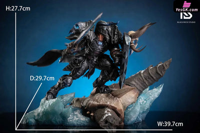 5V5 Battle Series 001 Fearless Warrior VS Undead Bloodfang Thief With LED World of Warcraft Statue - Black Rock Studio