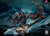 5V5 Battle Series 001 Fearless Warrior VS Undead Bloodfang Thief With LED World of Warcraft Statue - Black Rock Studio