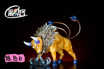 Pokémon Silver Conference Ash Ketchum's Team VS Gary Oak's Team #5 Ash Ace Tauros 1/20 GK Statue - Cai You Studio [Pre-Order]