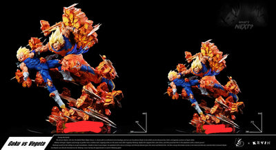 Dragon Ball Goku VS Vegeta Famous Scene GK Statue - Grand Design Studio [In-Stock]