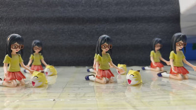 Digimon Meiko Mochizuki Childhood & Meicoomon GK Statue - Mei Du Sha Studio [In-Stock]
