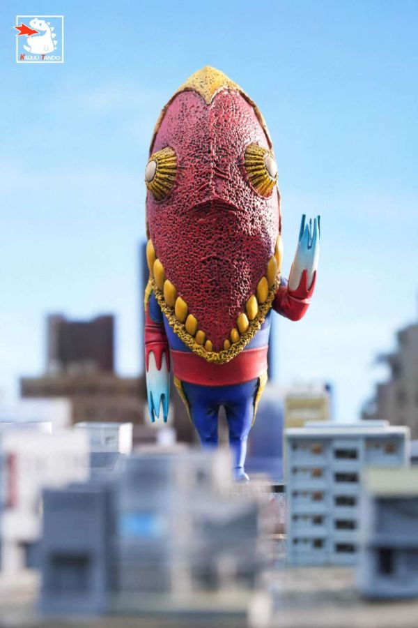 Ultraman Goodbye Childhood #1 Hello Little Monster Alien Baltan & Zetton & Alien Metron GK Statue - KAIJUU TANDO Studio [In-Stock]