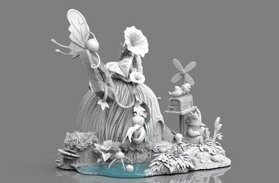 Pokémon Eevee's Hut Ecosystem 1/20 GK Statue - Ling Feng Ge Studio [Pre-Order]