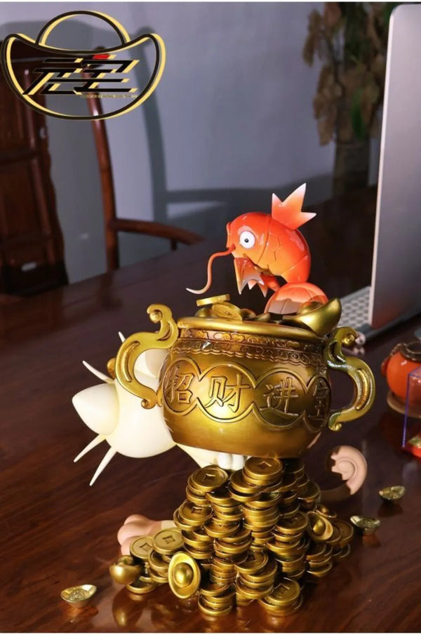 Pokémon Lucky Cat and Koi GK Statue - Yuan Bao Studio [Pre-Order]