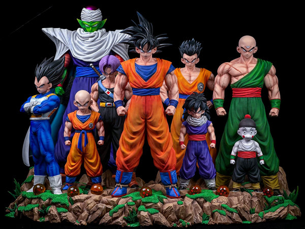 Dragon Ball Z Fighters 9 Person Team GK Statue - KD Collectibles Studio [In-Stock]