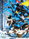 Pokémon Lucario Evolution Group Statue - PPAP Studio [In-Stock]