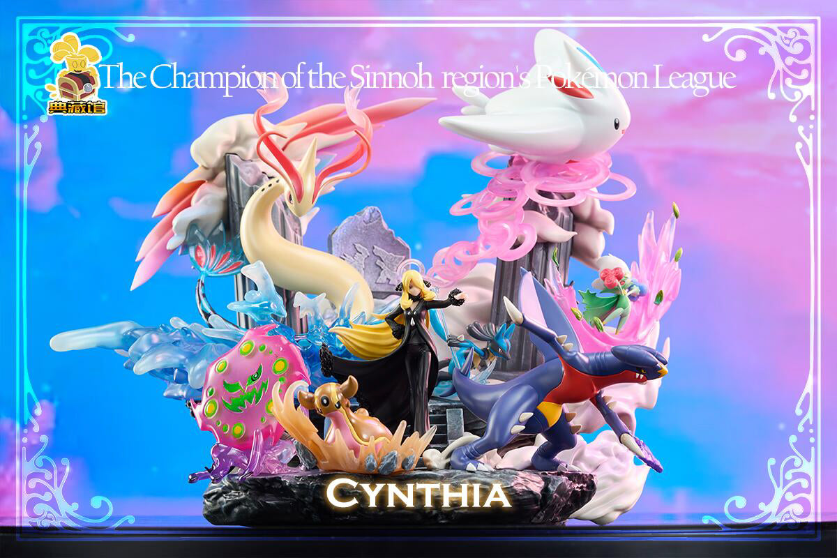 Pokémon Cynthia Team Spear Pillar Scene Statue - Collection Hall Studio [Pre-Order]